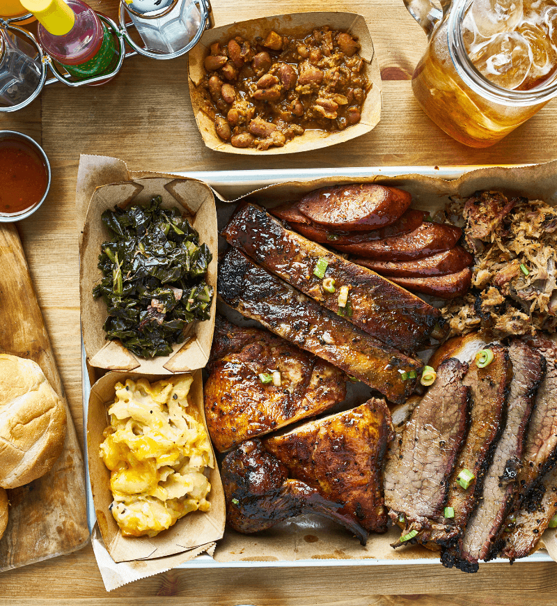 BBQ Platter with sides