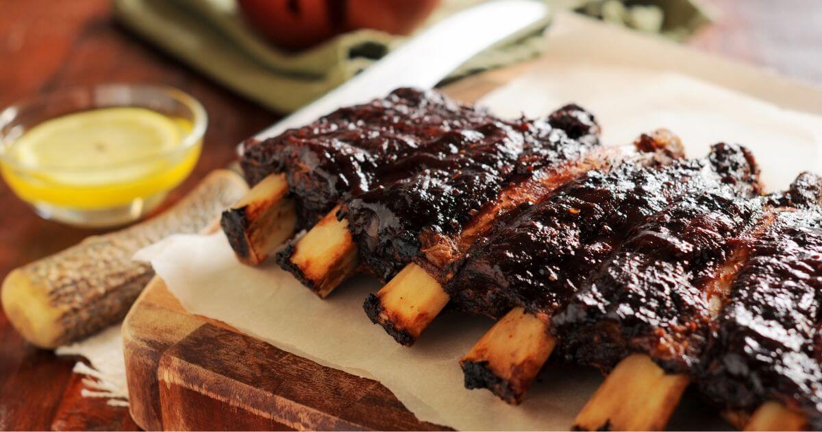 Barbecued beef ribs
